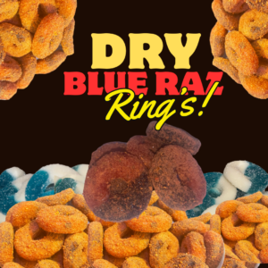 Dry Blue Razz Rings (Secos)