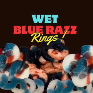 Wet Blue Razz Rings (mojado’s)